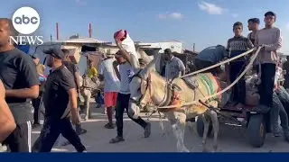 Chaos breaks out at Gaza aid distribution center