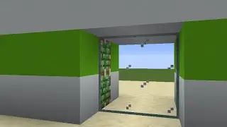 How to make an Automatic Sliding Door in Minecraft!
