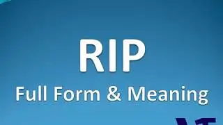RIP Full Form | RIP का पुरा नाम