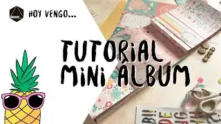 Tutorial Mini Álbum Bebé Scrapbooking