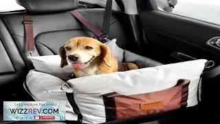 VEVOR Dog Seat For Car Clip on Leash And Storage Pockets