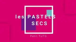 🌺PASTEL SECS D&eacute;butant: tutoriel BASES simples &agrave; la craie. Peindre des coquelicots.#art #pasteldessin