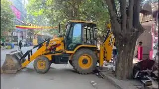 GreaterBengaluruAuthority  Footpath encroachment removal and intensive  from Nagavara junction