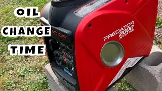 Predator Generator oil change