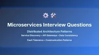 Microservices Interview Questions | Distributed Architecture & Patterns Explained