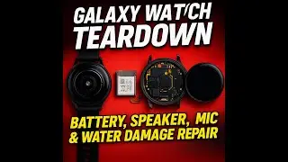 Galaxy Watch Active 2 Teardown 🔧 | Battery, Speaker, Mic & Water Damage Repair