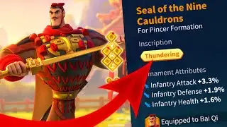 Expertising Bai Qi + Converting Special Legendary Inscription Just For Him 💀 | Rise of Kingdoms