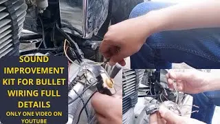 BULLET SOUND IMPROVEMENT KIT WIRING FULL DETAIL | UNIVERSE RIDER | HEAVY SOUND KIT FOR BULLET😆😆😆