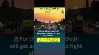 Artificial rain in Delhi #ai #shorts #news