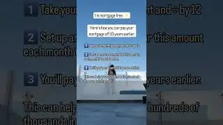 MORTGAGE HACK 💰💸 1️⃣ Take your monthly payment and &divide; by 12 2️⃣ Set up an auto transfer for this amou