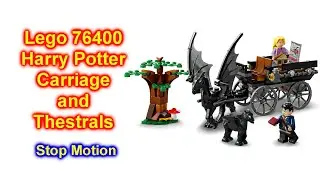 LEGO 76400 Harry Potter Hogwarts Carriage & Thestrals Set Unbox Stop Motion It Build Itself