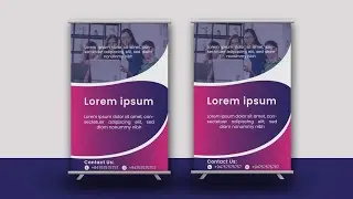 How to create modern banner design in Adobe Illustrator | Adobe Illustrator cc