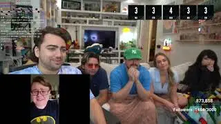 Rich Campbell laughing at every clip....