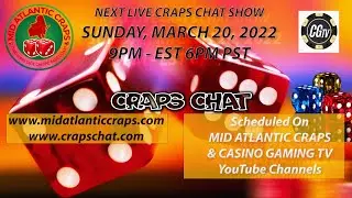 Craps Chat S1 E6 - Live Craps Talk Show