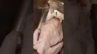 #HOWto clean a #Turkey properly #holidaycooking #Thanksgiving #howto 