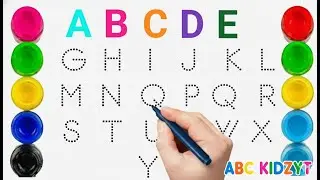 Trace ABC Letters | ABC Tracing for Kids | Learn A to Z Writing | Preschool Handwriting | @abckidzyt