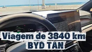 Viagem de BYD TAN - 3840 km
