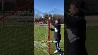 BEST portable, lightweight, full regulation size soccer goal!!!!! The J-Goal by Soccer Innovations
