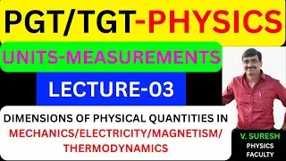 UNITS-MEASUREMENTS|LECTURE-03|NVS/KVS/AP-TG GURUKULAM/MODEL/EKALAVYA|PGT-TGT-PHYSICS | BY SURESH SIR