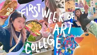 first week of animation college!! | school vlog | toronto duck festival