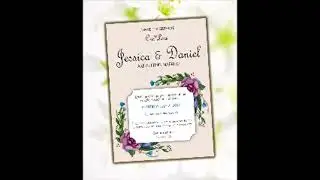 Create wedding invitation template you can change and print