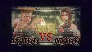 Street Fighter V: Champion Edition ➤ DAIGO (Guile) vs MAGO (Akira) Awesome matches