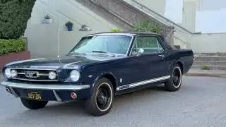 1966 Mustang A-Code walk around San Francisco California 