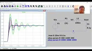 Series RLC - Transient and Frequency Response with LTSpice demonstrations