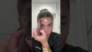 GRWM slick bun, simple makeup #getglam #grwm #makeup #stayglam #makeuptutorial #beauty #glamskin