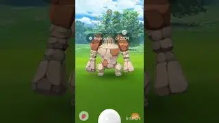 Weather Boosted Regirock #pokemongo #shorts #gameplay #regirock #raid