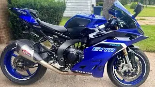 2025 YAMAHA YZF R9 Icon Blue YOSHIMURA AT2 Exhaust Sound (Pure Sound, Acceleration, OnBoard) HD