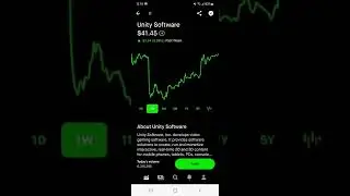 Unity Software Robinhood Stock Market Investing