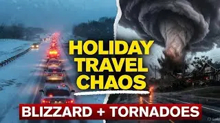 Holiday Travel Chaos: Blizzard & Tornadoes Slam the Midwest