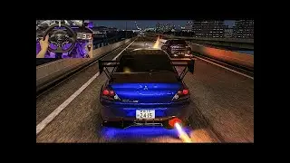Assetto Corsa - No Hesi - Cutting up through Heavy traffic - Moza Wheel