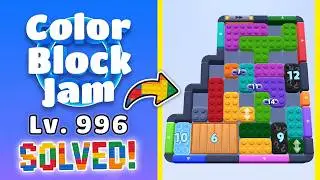 Color Block Jam Level 995 (996) | Every Puzzle Solved! 🎯