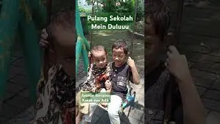 Main Ayunan bersama Adik #sajidah #ayunan #taman #mainayunan #ayunanditaman