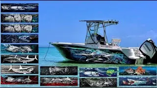 MGI Custom Boat Wrap Design  Mount By SF-Digital