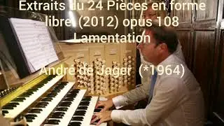 Lamentation - orgelconcert Notre-Dame de Paris  - Andr&eacute; de Jager