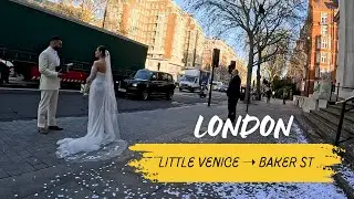 4K London Walk | Norfolk Square to Little Venice to Baker Street 🇬🇧 Ultra HD