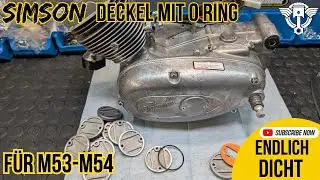 Neuer Simson Deckel mit O Ring für KR51/1, S50, SR4- M53 M54