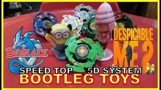 Игрушка-бутлег BEYBLADE - DESPICABLE ME 2 | ДРИГЕР Г | СКОРОСТЬ ТОП - СИСТЕМА 5D | ベイブレード