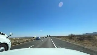 Driving from Wilcox to San Simon, Arizona