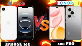APPLE IPHONE 16E VS HONOR 400 PRO which is BEST?