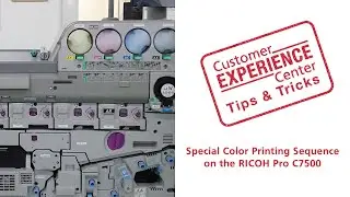 CEC Tips & Tricks 2026 Ep. 1 - Special Color Printing Sequence on the RICOH Pro C7500