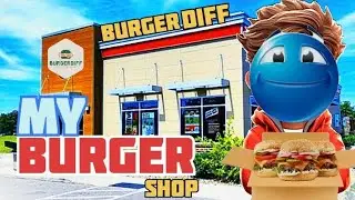 Guys my burger shop in burger simulator game 😀😀😎😎