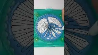 Hypnotic Spiral Art: A Relaxation Journey | Mesmerizing ASMR Spirograph! #asmr #art #shorts #asmr