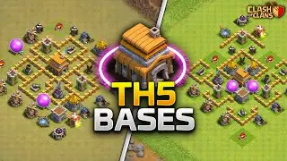 NEW BEST TH5 Base Layouts 2025! + link | Clash Of Clans