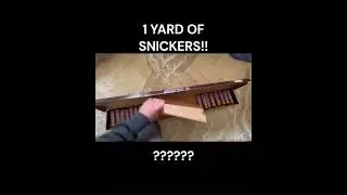1 Yard of Snickers Bars for Christmas!!! YAY!