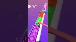 Pop It Run! 🌈   🟢  All Levels Gameplay Android, IOS #269 🎮