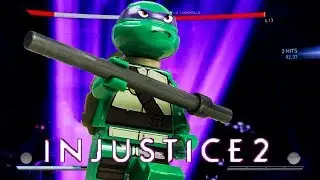 LEGO Injustice 2 Покадровая съемка Донателло против Бэтмена